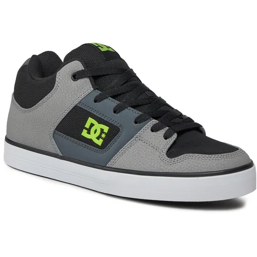 DC Superge Pure Mid ADYS400082 Black/Grey/Green XKSG