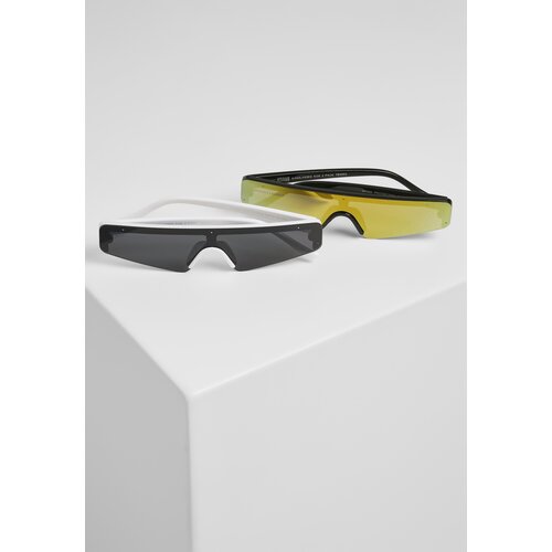 Urban Classics Accessoires Sunglasses KOS 2-Pack Black/White Cene