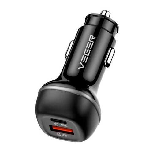 Veger avtopolnilec CC62 USB+USB-C PD, QC3.0 51W Cene