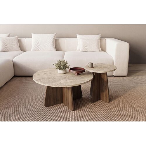 Hanah home Klub sto Penti-Travertine, 2 komada Slike
