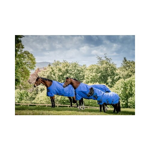 Horseware Ireland Zunanje pregrinjalo Amigo Hero 600D Ripstop 0 g, blue/navy&amp;amp;grey - 95 cm Slike