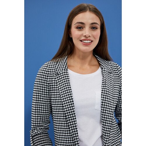 Marisse Women's Jacket L-Mr-4006 Black_White Cene