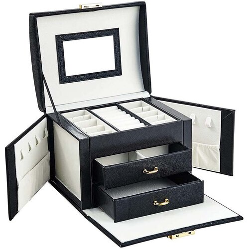 Timeless Tools Eleganten organizator za nakit z ogledalom in ključavnico - različne barve, (5000333638) Cene