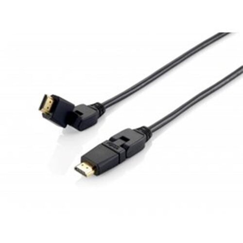 Equip HDMI Ethernet mo&scaron;ki/mo&scaron;ki vrtljivi zlati kabel 2m - 119362, (21735483) Cene