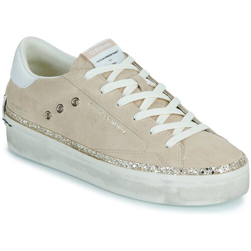 Crime London Nizke superge DISTRESSED PLATFORM Bež Slike