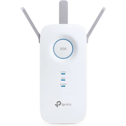 Tp-link TP Link AC1900 Wi-Fi Range Extender 600 Mbps at 2.4 GHz + 1300 Mbps at 5 GHz; 3 × External Antennas, 1 × Gigabit Port, Wall Plugged; Tether App, WPS, Intelligent Signal Light, Access Control, Power Schedule, LED Control, RE/AP Mode, OneMe, MU-MIMO