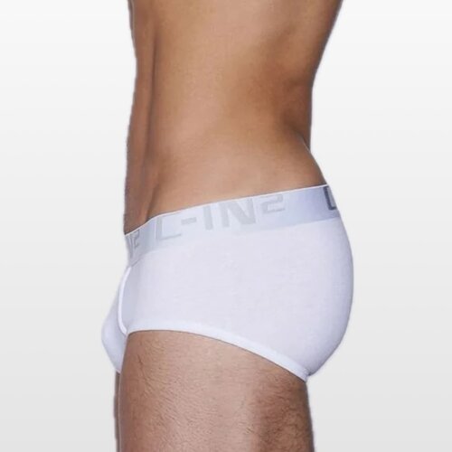 C-IN2 Core slip gaće srednjeg struka od 100% pamuka &amp;ndash; bele Slike