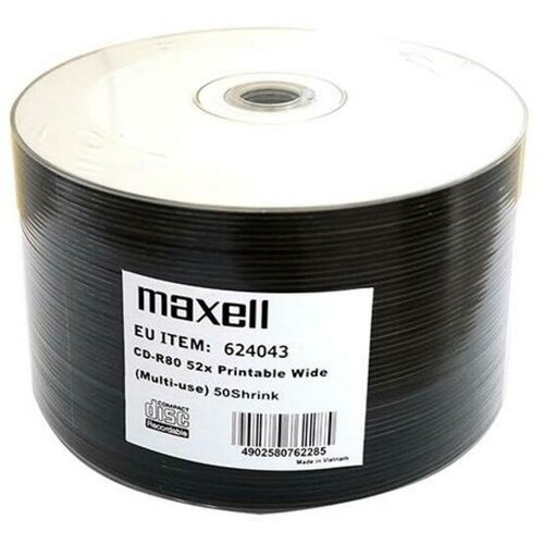 Maxell Printabilni disk CD-R80 52x 50s Cene