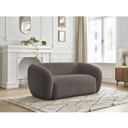 Bobochic Paris Sivorjava sedežna garnitura iz &amp;scaron;enilje 160 cm Celine &amp;ndash; Slike