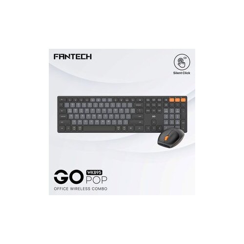 Combo mis tastatura wireless Fantech WK-895 crni Cene