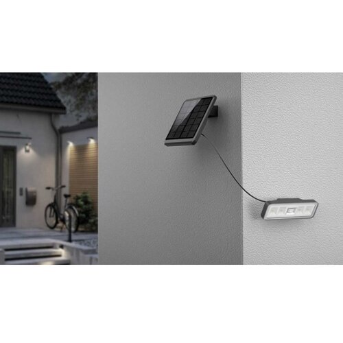  LED solarni reflektor sa senzorom LED/8W/3,7V 2000 mAh IP54 crna Slike