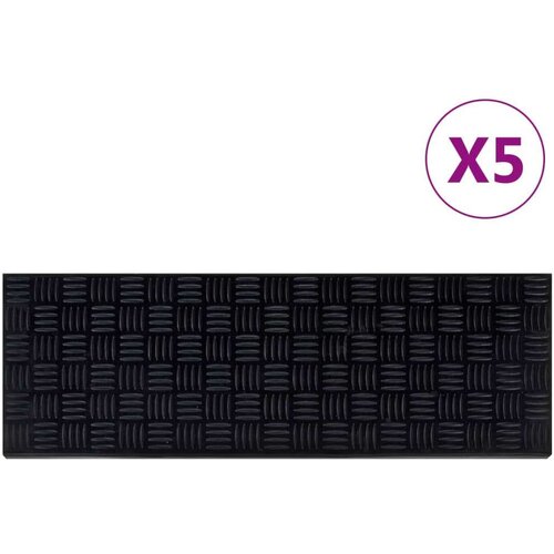 vidaXL Gazišta za stepenice 5 kom 25 x 75 cm gumena Cene