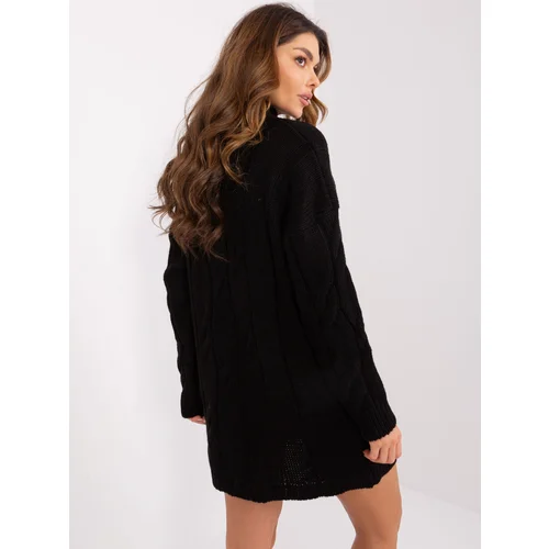 Fashion Hunters Black knitted dress RUE PARIS