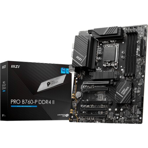 MSI PRO B760-P DDR4 Matična Ploča - LGA 1700, 4x DDR4 do 5333 MHz, 5x PCI-E X16, ATX Cijene