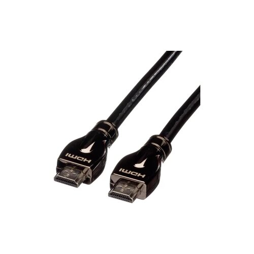 Roline HDMI priključni kabel 10.00 m 11.04.5685 dvostruko za&amp;scaron;tićen crna [1x mu&amp;scaron;ki konektor HDMI - 1x mu&amp;scaron;ki konektor HDMI Slike
