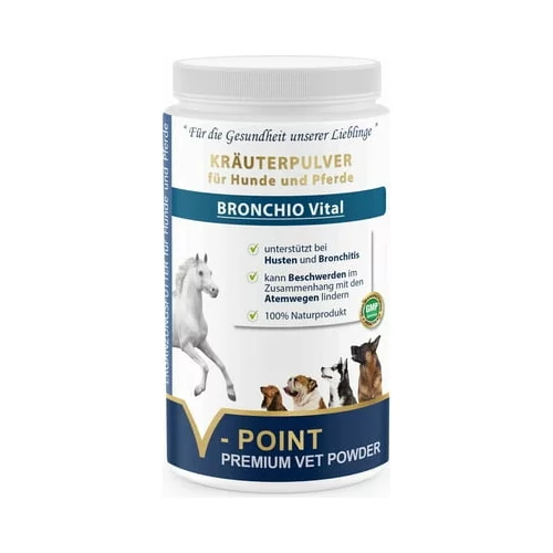 V-POINT BRONCHIO VITAL - Premium zeliščni prah za pse in konje
