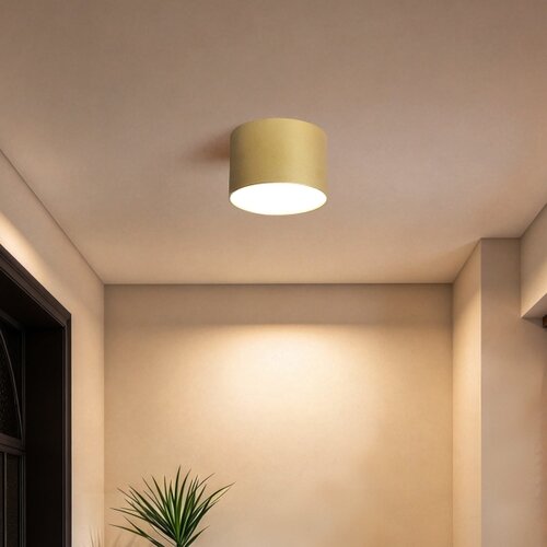 Brilagi Plafonsko svetlo za kupatilo FORIS LED/9W/230V prečnik 9 cm zlatno IP44 Slike