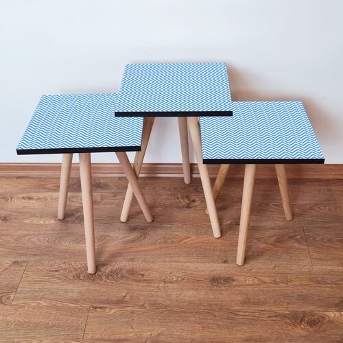 Hanah home Set 3 stočića 3Shp220 Blue Cene
