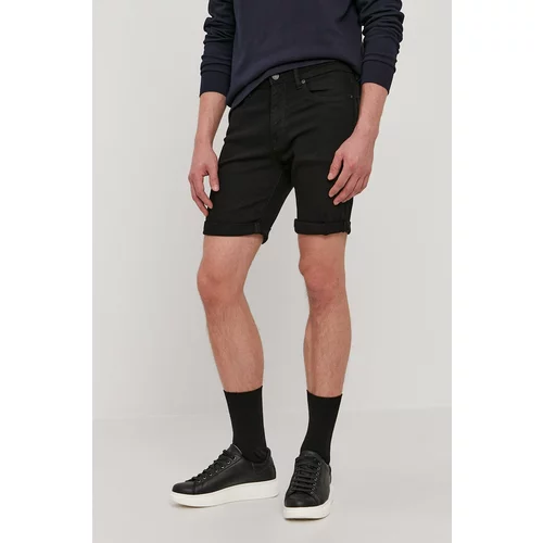 Selected Homme Traper kratke hlače za muškarce, boja: crna