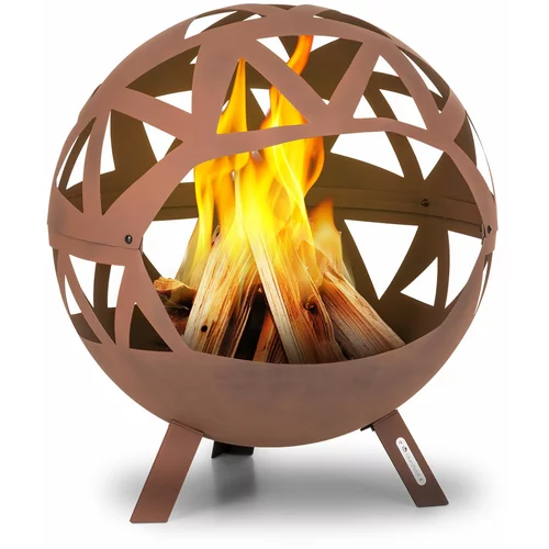 Blumfeldt Colima, ognjišče, Ø 66 cm, kroglaste oblike, z rešetko za oglje in pepel, geometrijska oblika