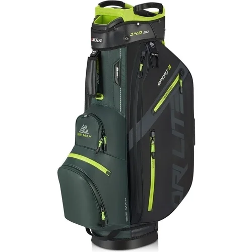 Big Max Dri Lite Sport 3 Forest Green/Black/Lime Golf torba Cart Bag