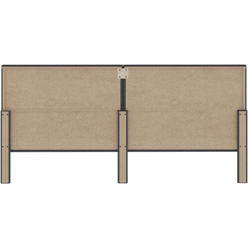  Taftirano uzglavlje od tkanine tamnosivo 200 x 200 cm Slike