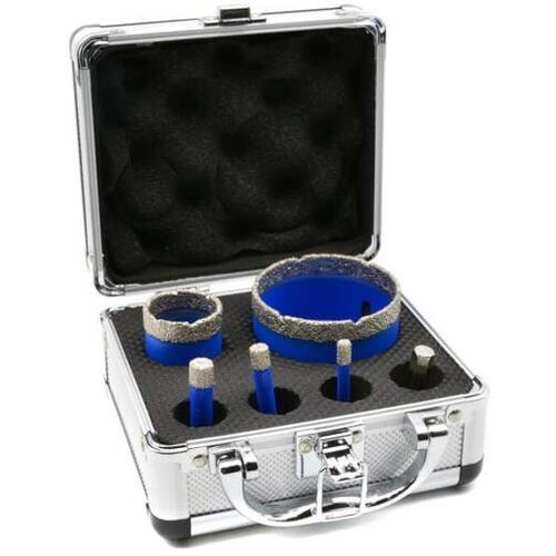 Geko set 6 diamantnih kronskih zag M14 za keramiko - kamen K Cene