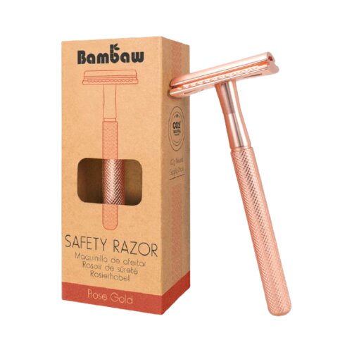 Bambaw Varnostna britvica - Rosé Gold Cene