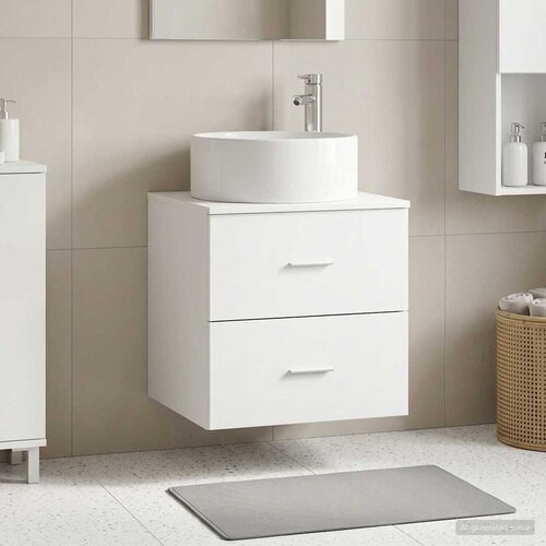  Umivaonik s policom Bijela 49,5 x 44,5 x 65,5 cm Cene