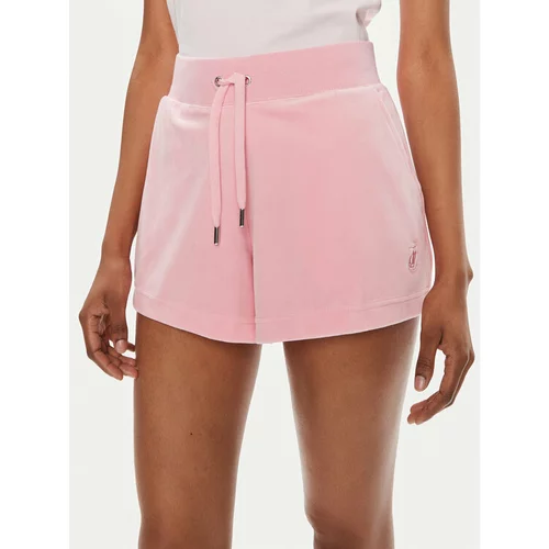 Juicy Couture Športne kratke hlače Eve JCCH121001 Roza Slim Fit