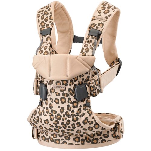 Baby Bjorn BabyBjorn Kenguru One Cotton - Beige leopard Cene