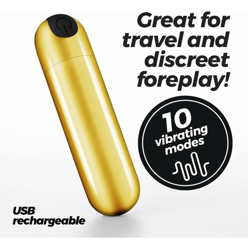 Crushious IMOAN RECHARGEABLE VIBRATING BULLET GOLDEN Cijene