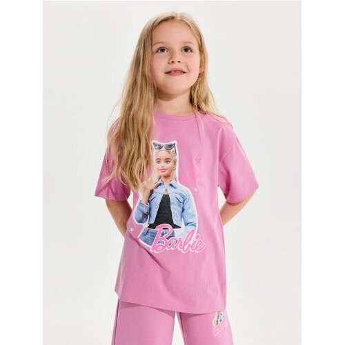 Sinsay Pamučna majica s printom Barbie Cijene