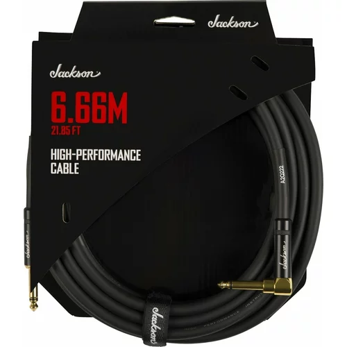 Jackson High Performance Cable Črna 6,66 m Ravni - Kotni