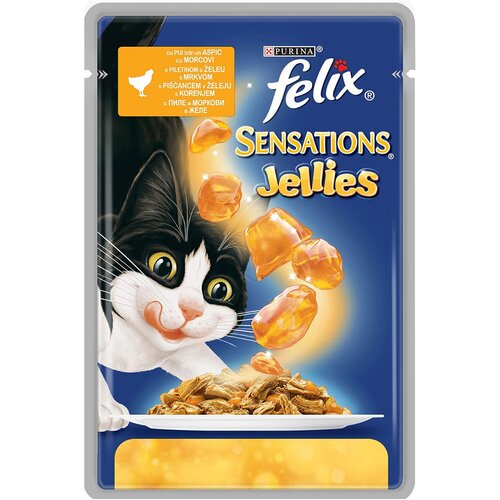 Felix sensation sos za mačke piletina i šargarepa 100g Cene