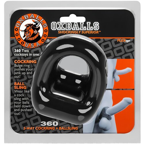 Oxballs prsten i rasteznik testisa 360, crni Cene