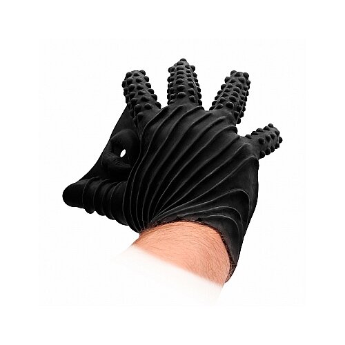 Shots FistIt Masturbation Glove Black Cene