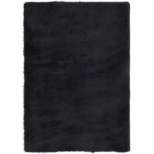  Čupavi tepih s visokim vlaknima NAVARRA crni 240x340 cm Slike