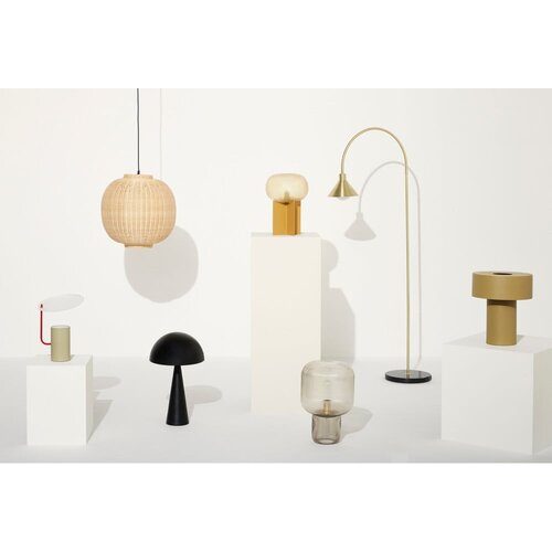 H&amp;uuml;bsch Kaki zelena stolna lampa (visina 37 cm) Aki &amp;ndash; Slike