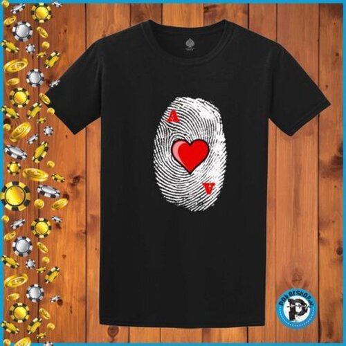  Poker majica "Finger Print", crna Cijene
