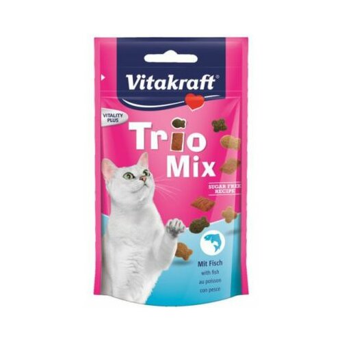 Vitakraft trio mix riba 60g hrana za mačke Slike