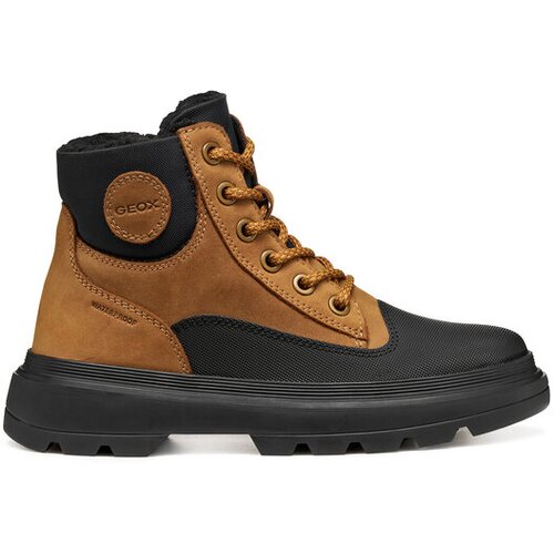 Geox Light Brown Boys' Ankle Boots Kiddartah WPF - Boys Cene