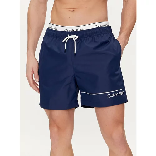 Calvin Klein Swimwear Kopalne hlače KM0KM00957 Mornarsko modra Regular Fit