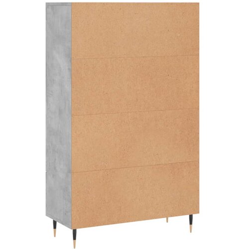  Visoka komoda boja betona 69,5 x 31 x 115 cm konstruirano drvo Slike