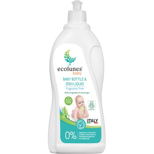 Ecolunes Baby - Sredstvo za pomivanje otro&amp;scaron;kih stekleničk in posode - 750 ml Slike