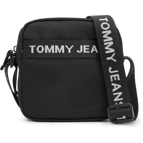 Tommy Jeans Torba preko ramena crna / bijela
