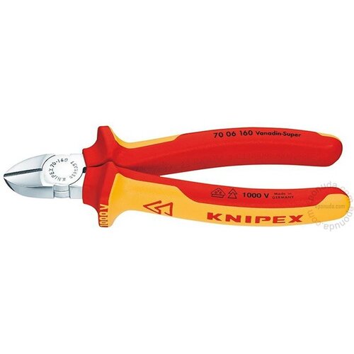 Knipex stranski noži izolirani, 160 mm 70 06 160, (21408898) Cene