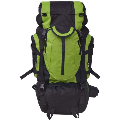 VidaXL ruksak za Planinarenje XXL 75 L Crno-Zeleni Slike
