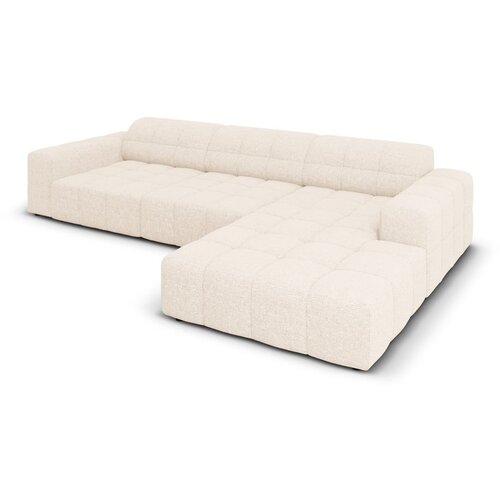 Cosmopolitan Design kremno bela kotna sedežna garnitura (desni kot) chicago &amp;ndash; Slike