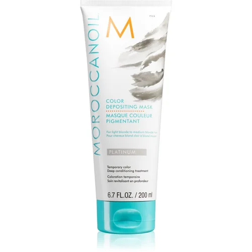 Moroccanoil Color Depositing Mask boja za kosu za plavu kosu 200 ml nijansa Platinum